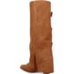 Dingo Women's Buckle Bunny Suede Leather Boots - Camel
