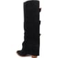 Dingo Women's Buckle Bunny Suede Leather Boots - Black