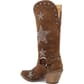 Dingo Women's Lucky Stars Suede Leather Boots - Brown