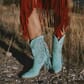 Dingo Women's Star Power Suede Leather Booties - Mint