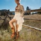 Dingo Women's Patches Leather Boots - Tan