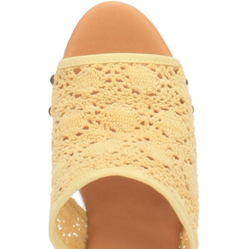 DI361-YE Dingo Women's Crafty Woven Sandals - Yellow