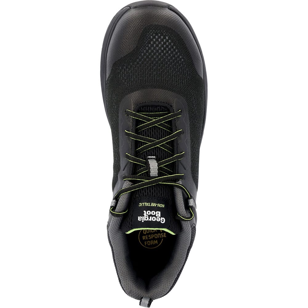 GB00543 Georgia Men's Durablend Sport Athletic Safety Shoes - Black/Green