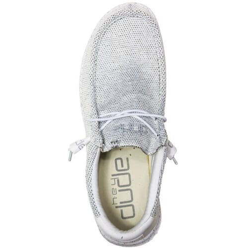 Men’s Hey Dudes Wally Sox Stone White casual shoes Hey Dude Mens Wally Sox Slip-On Shoes – ShopCGX main image 2