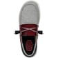 Hey Dude Men's Wally Tri Varsity Casual Shoes Crimson Birdseye View