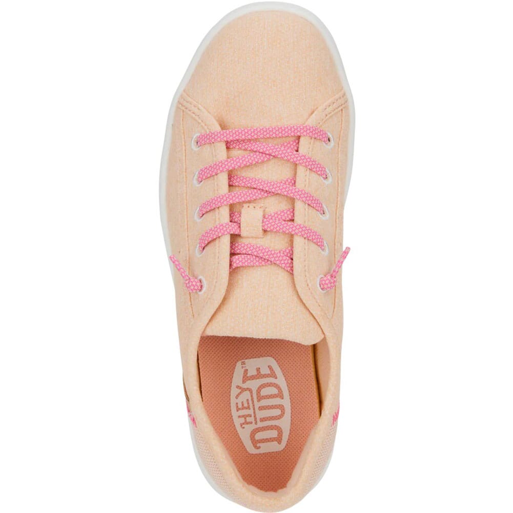 40763-680 Hey Dude Women's Cody Heathered Knit Mesh Casual Shoes - Pink