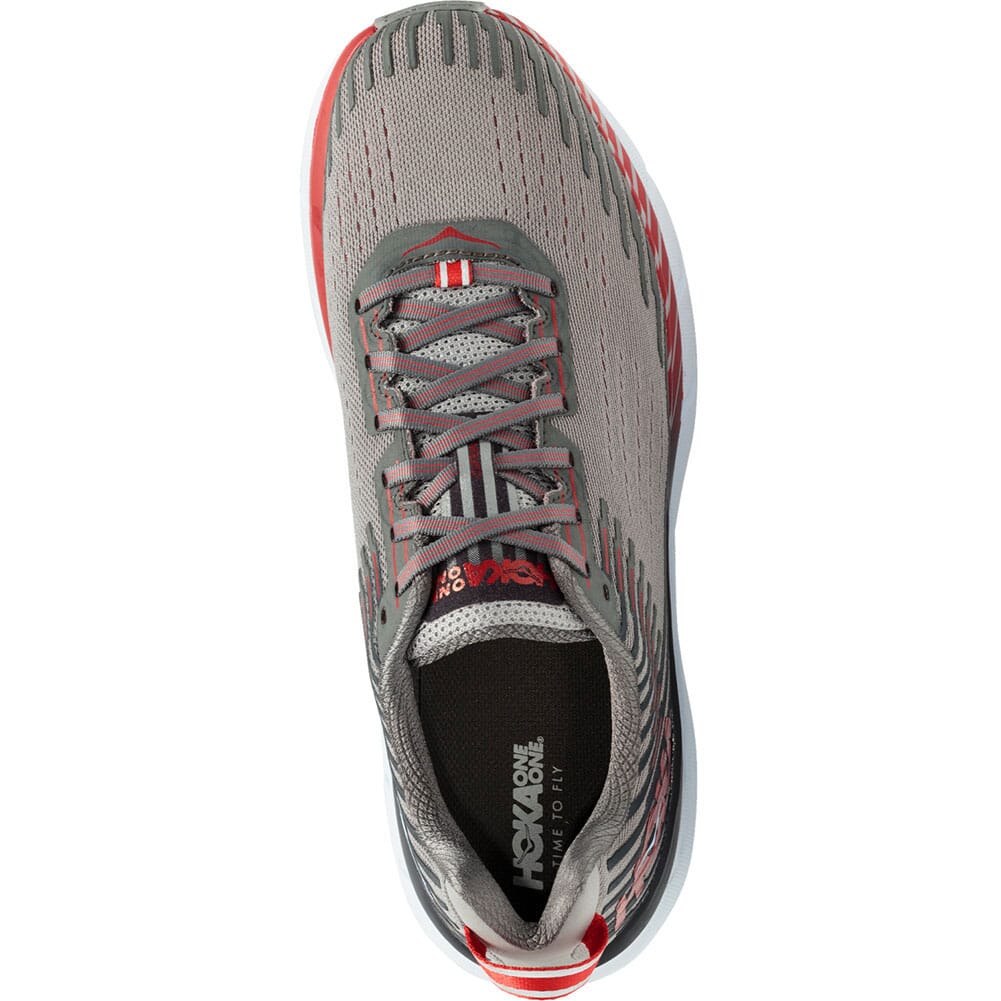 Hoka One One Men's Clifton 5 Running Shoes -  Alloy/Steel Gray