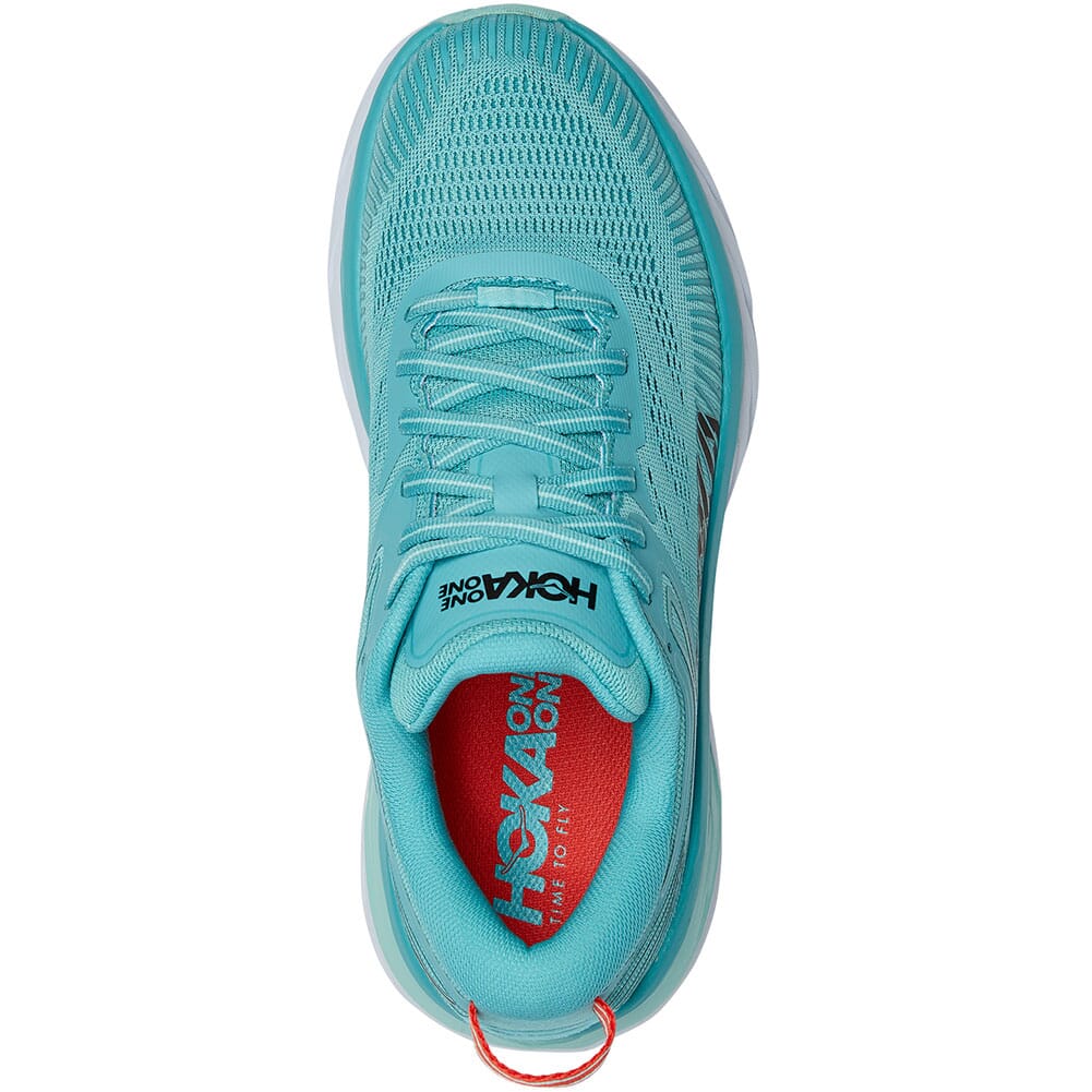 1110519-AEBL Hoka One One Women's Bondi 7 Athletic Shoes - Aquarelle