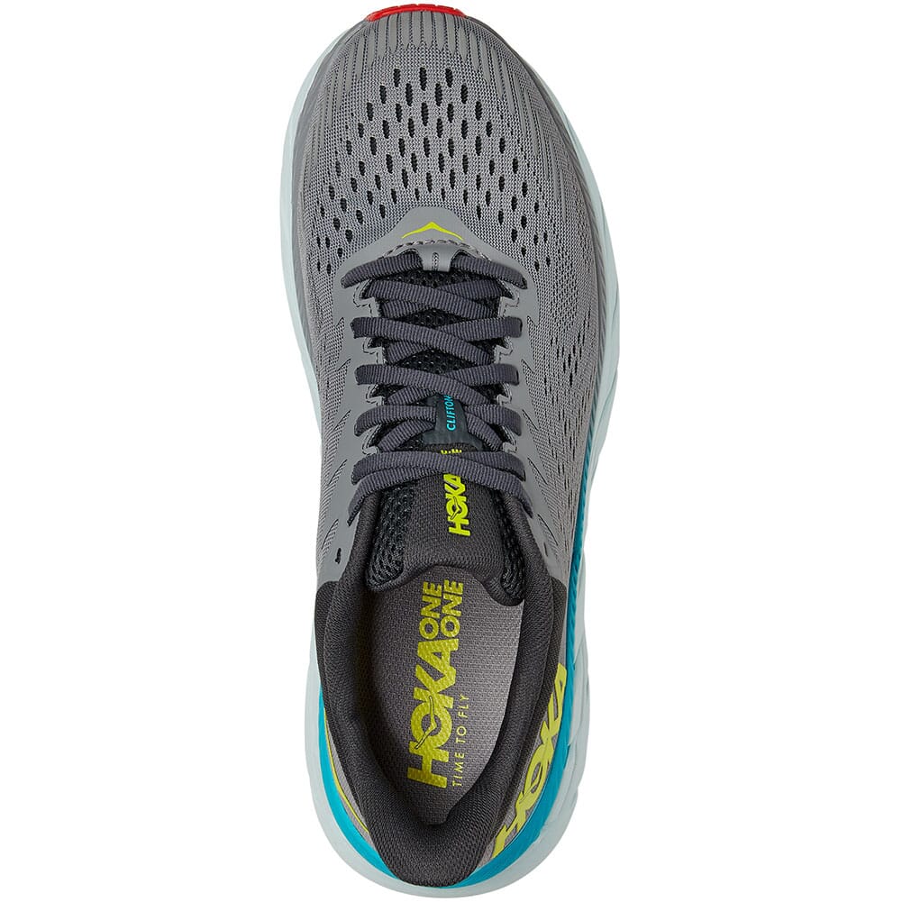 1110534-WDDS Hoka One One Men's Clifton 7 Wide Running Shoes - Wild Dove