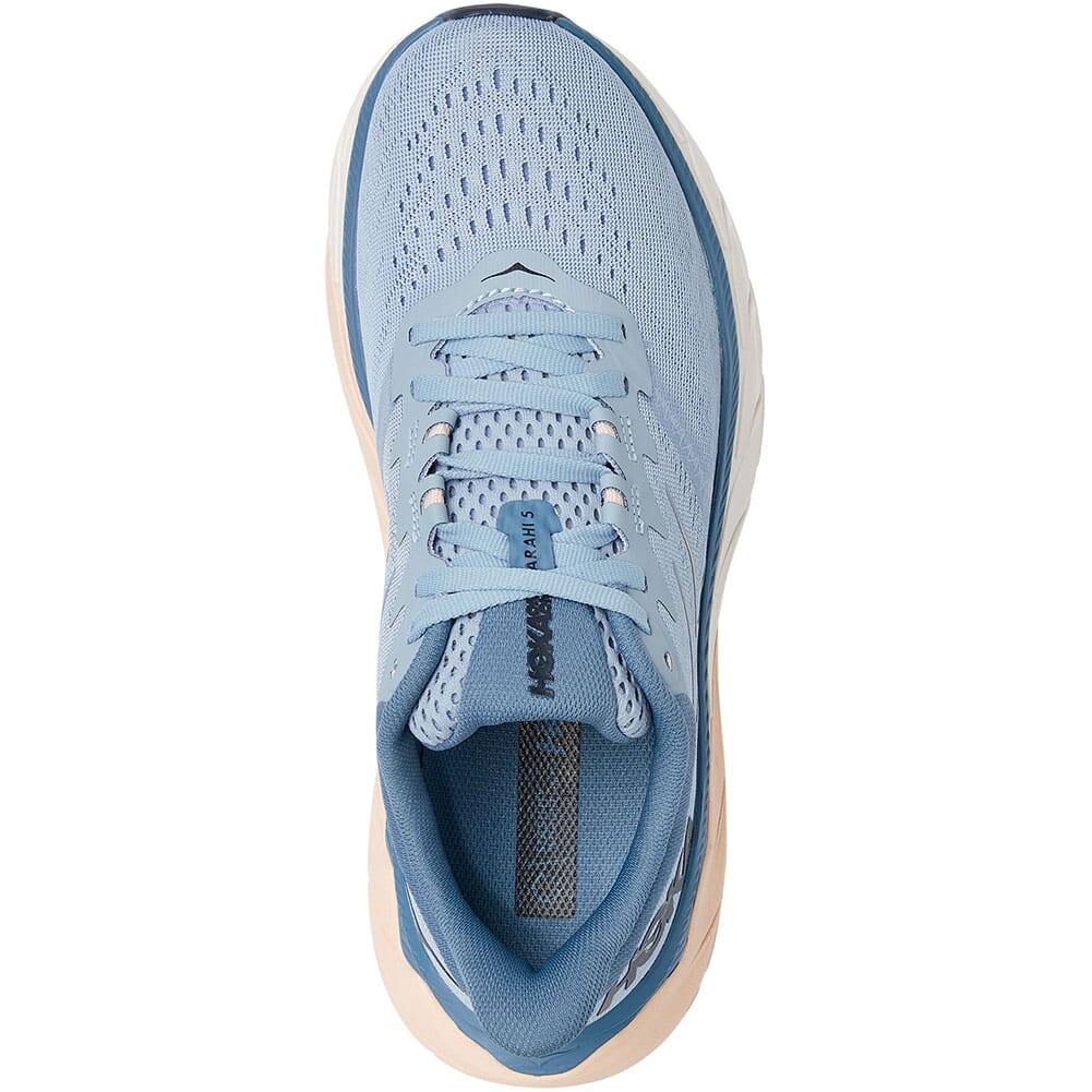 1115013-BFPB Hoka One One Women's Arahi 5 Wide Running Shoes - Blue Fog