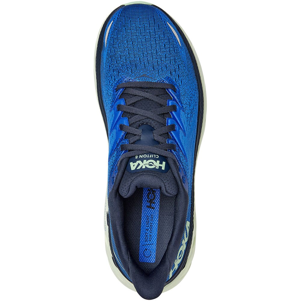Hoka One One Men's Clifton 8 Athletic Shoes - Dazzling Blue | elliottsboots