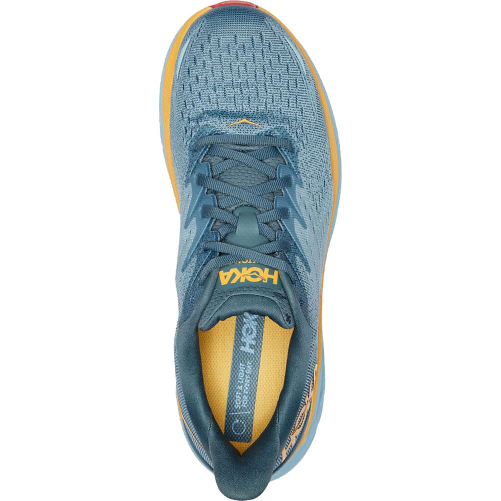 1119393-GBMS Hoka One One Men's Clifton 8 Athletic Shoes - Goblin Blue