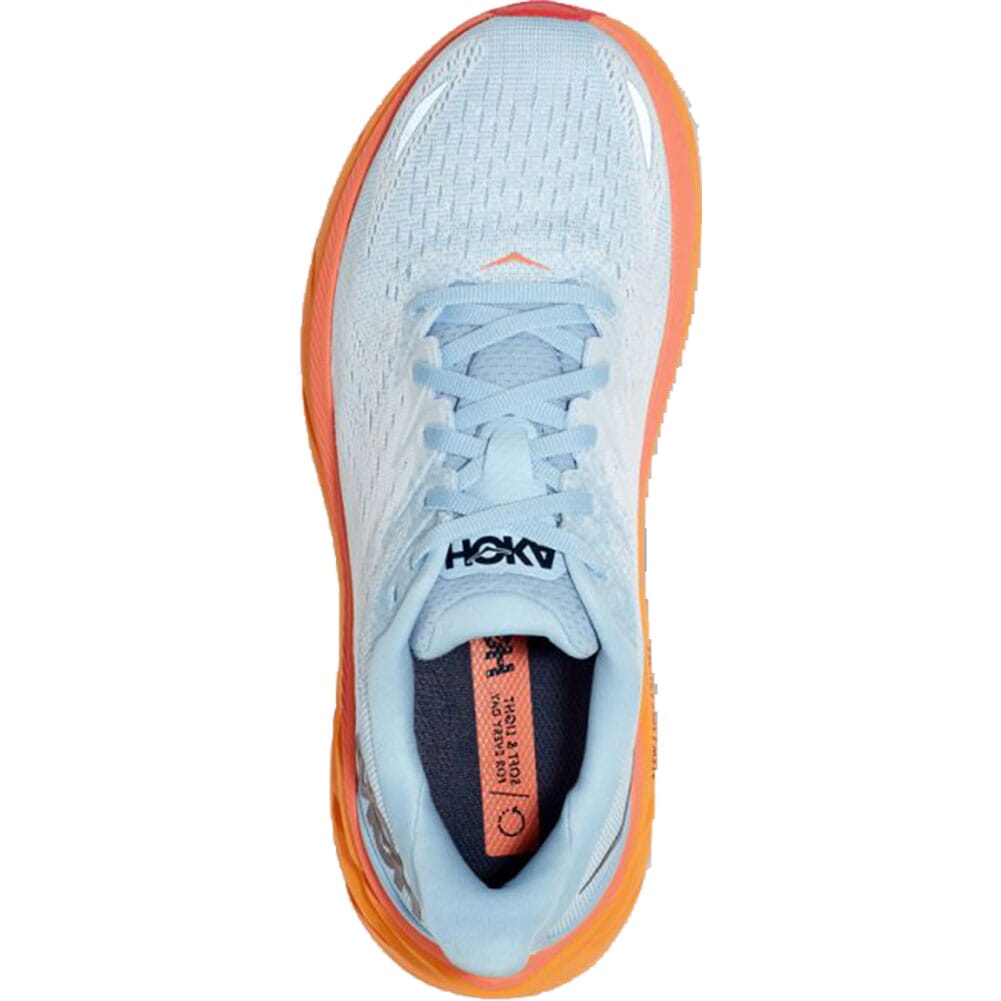 Hoka One One Women's Clifton 8 Athletic Shoes - Summer Song/Ice Flo ...