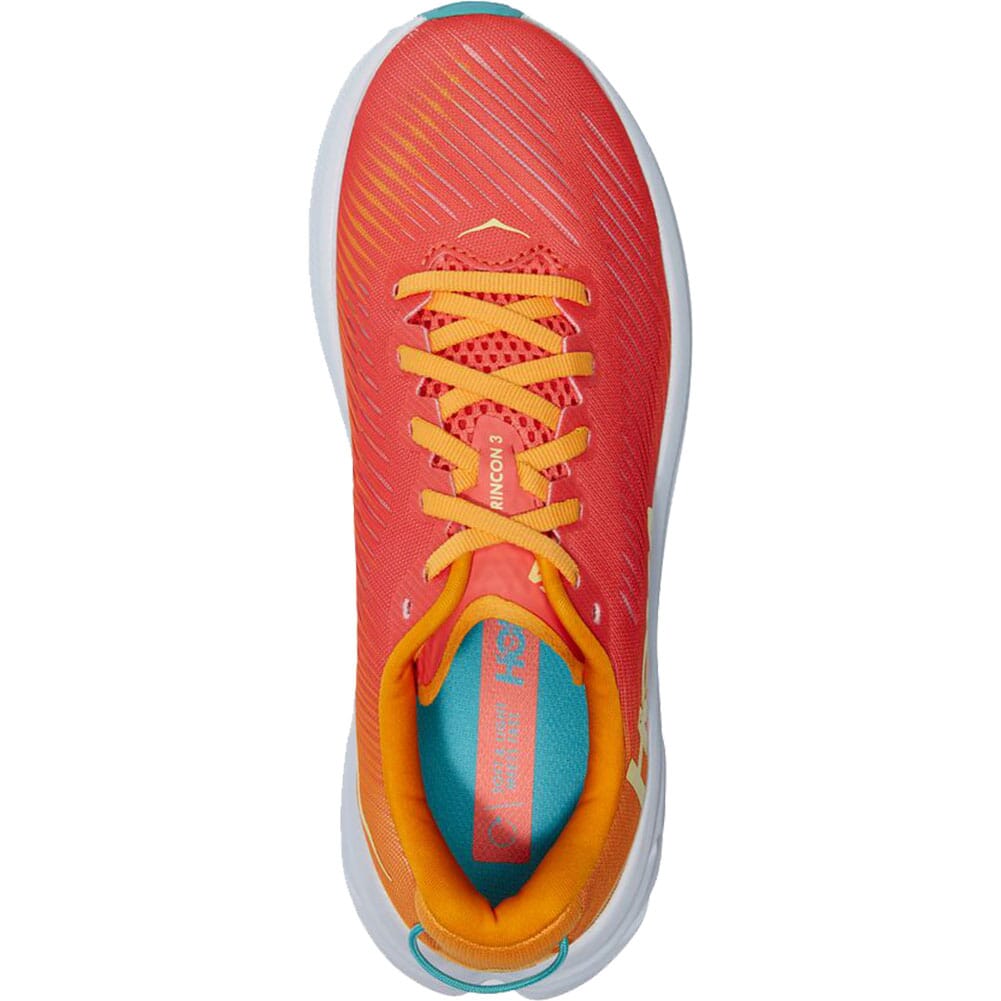1119396-CRYW Hoka One One Women's Rincon 3 Running Shoes - Camellia/Yellow