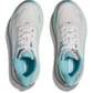 Hoka Women's Clifton 9 Wide Running Shoes Frost/Rose Gold Birdseye View