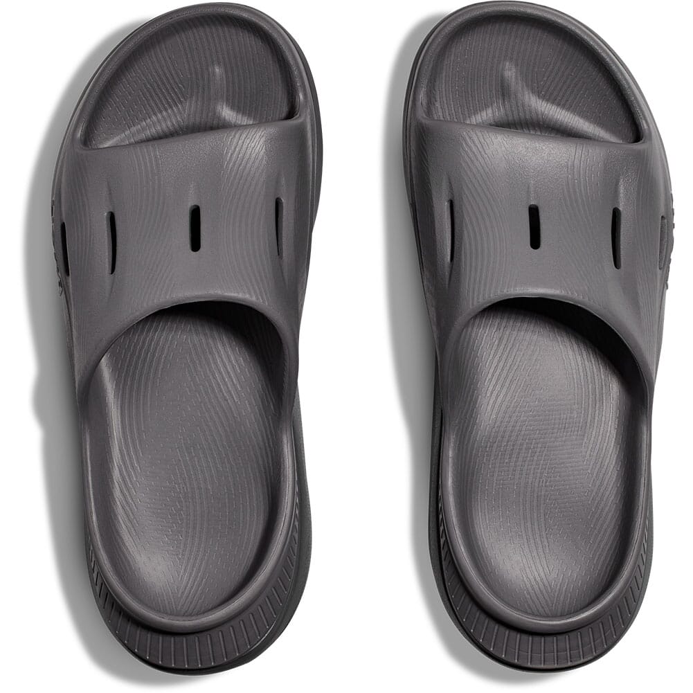 1135061-GYGY Hoka Unisex Ora Recovery Slide 3 Sandals - Grey/Grey