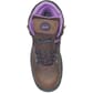 Hoss Women's Lily Safety Boots Brown/Purple Birdseye View