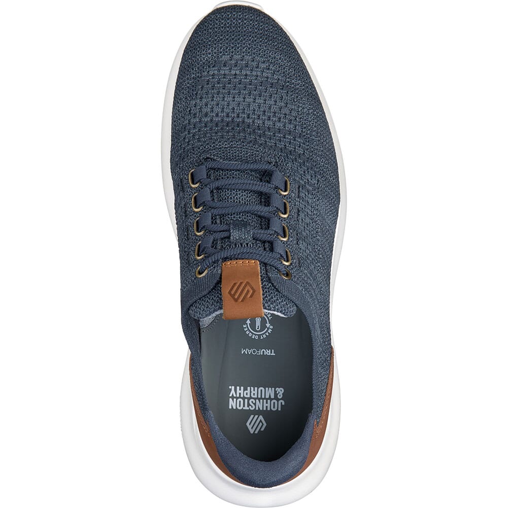25-0739 Johnston & Murphy Men's Amherst 2.0 Knit Casual Shoes - Navy