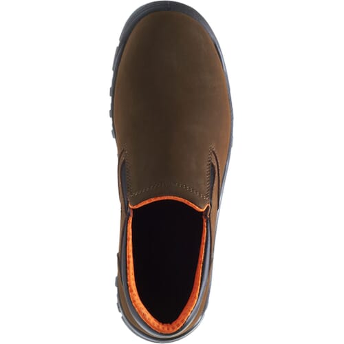 HYTEST K10781 NIB Knox Direct Attach Steel Toe Slip Safety Shoe, Brown, Size 10W Hytest K10781 Knox Steel Toe Slip-On | Product Details  main image 4
