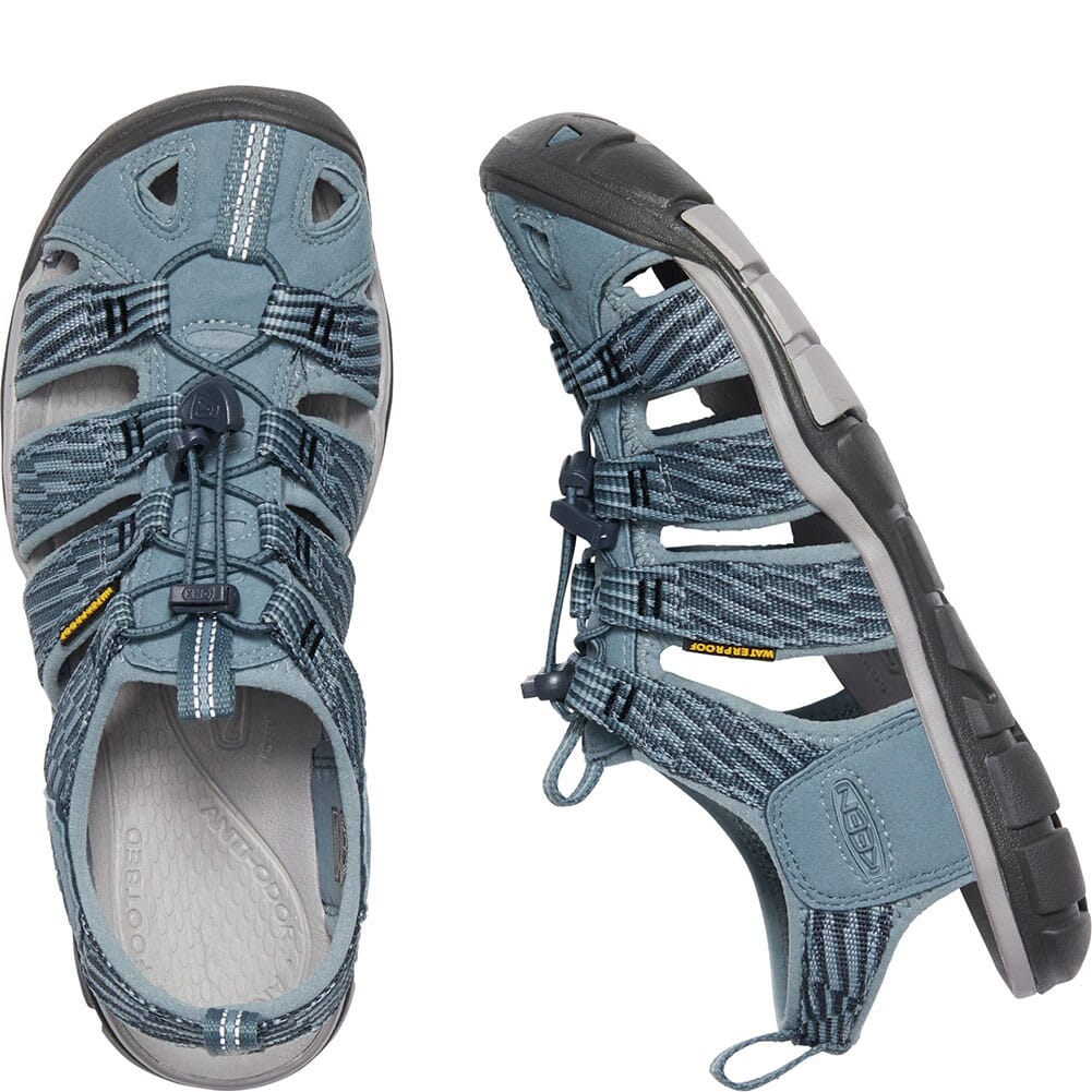 1020663 KEEN Women's Clearwater CNX Sandals - Blue Mirage/Citadel