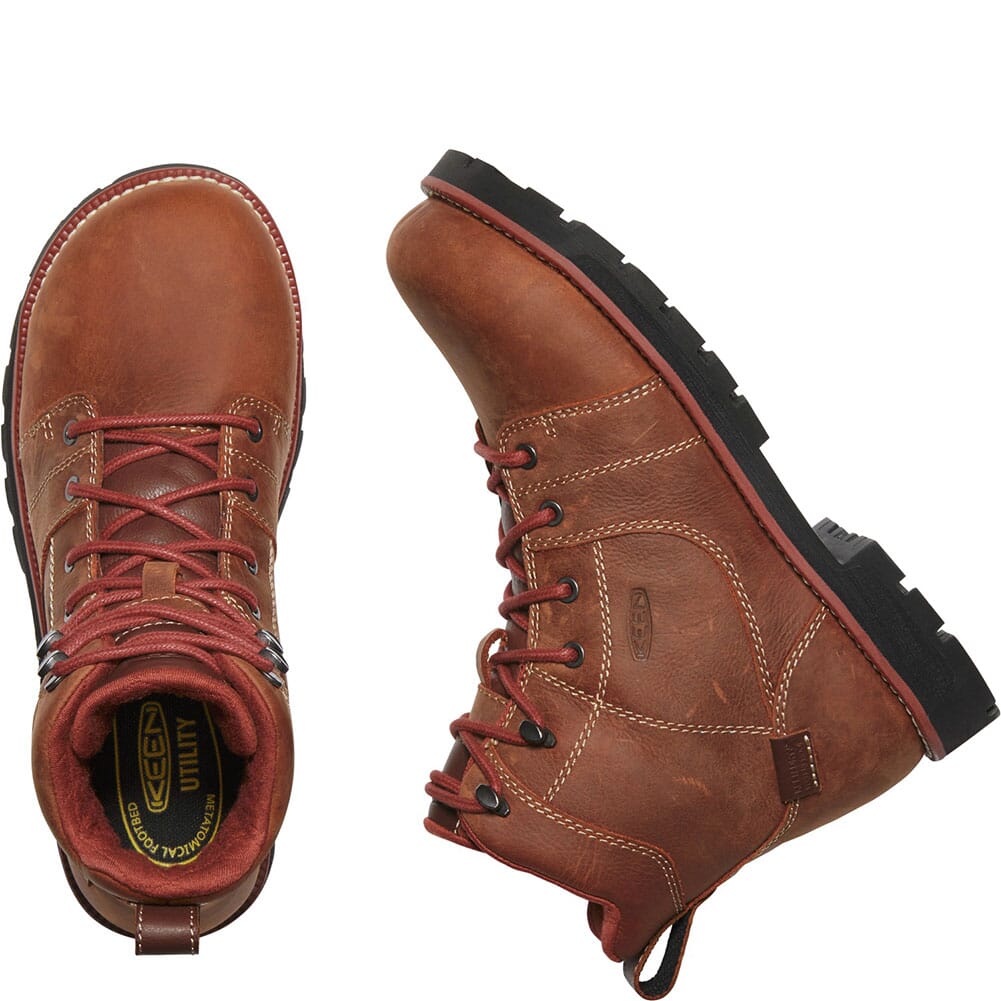 1022085 KEEN Utility Women's Seattle WP Safety Boots - Gingerbread