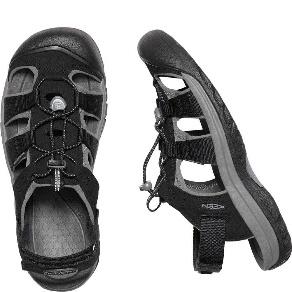 KEEN Men's Rapids H2 Sandals - Black/Steel Grey | elliottsboots