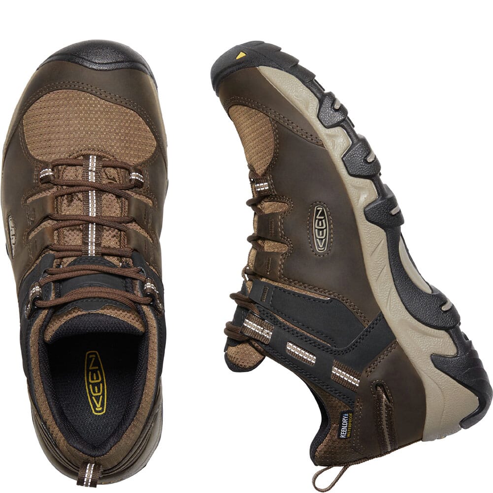 1022331 KEEN Men's Steens WP Hiking Shoes - Canteen/Brindle
