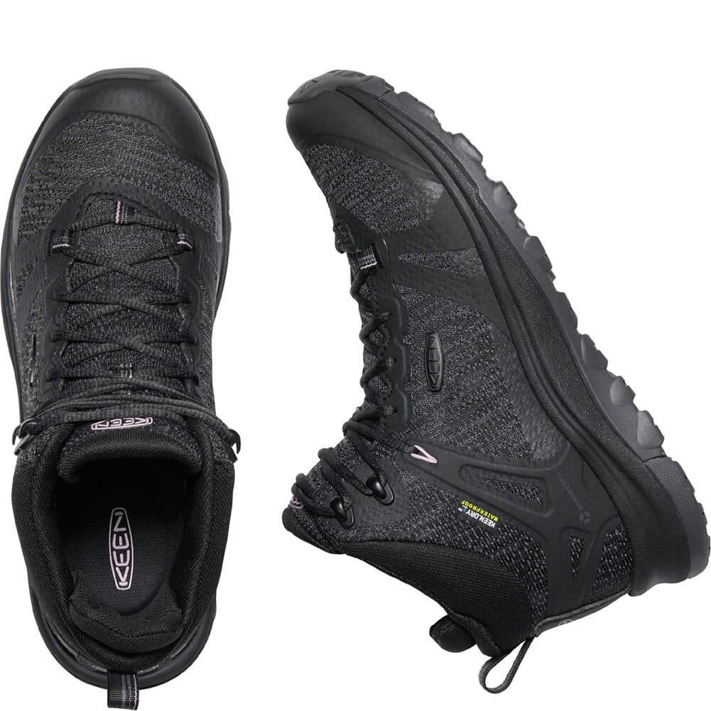 1022352 KEEN Women's Terradora II WP Hiking Boots - Black/Magnet