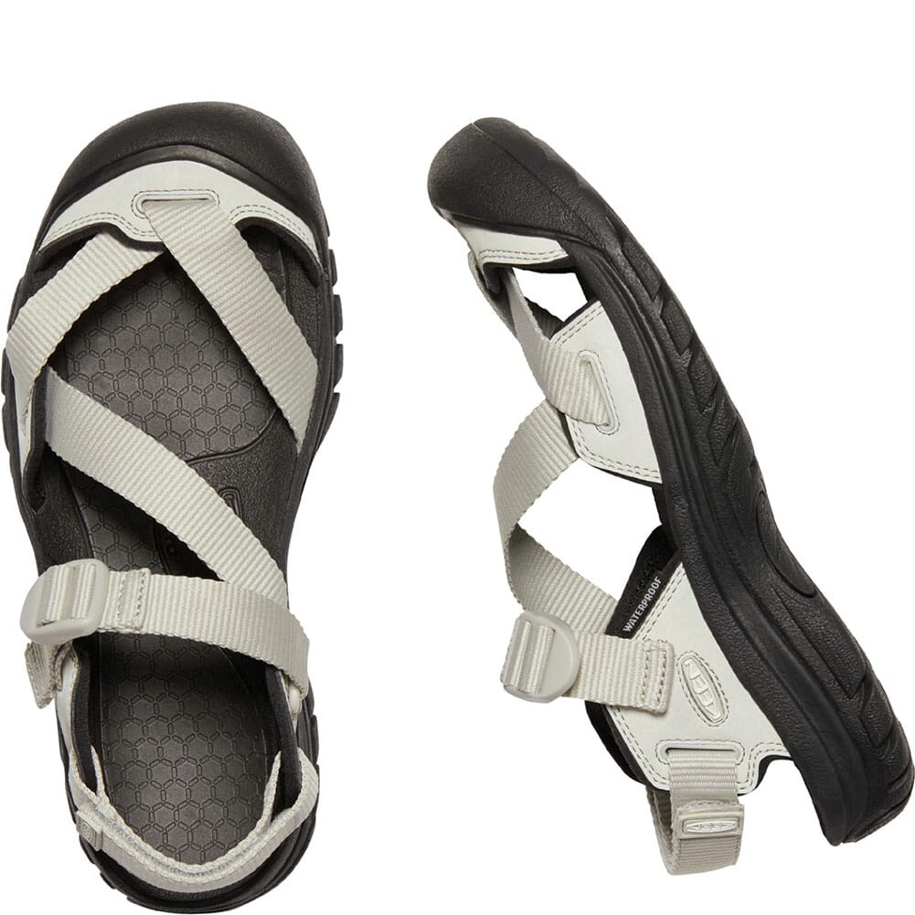 1022499 KEEN Women's Zerraport II Sandals - Silver Birch/Black