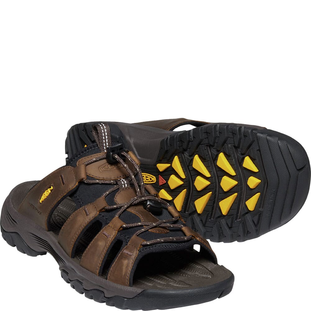 1022599 KEEN Men's Targhee III Slide Sandals - Bison/Mulch