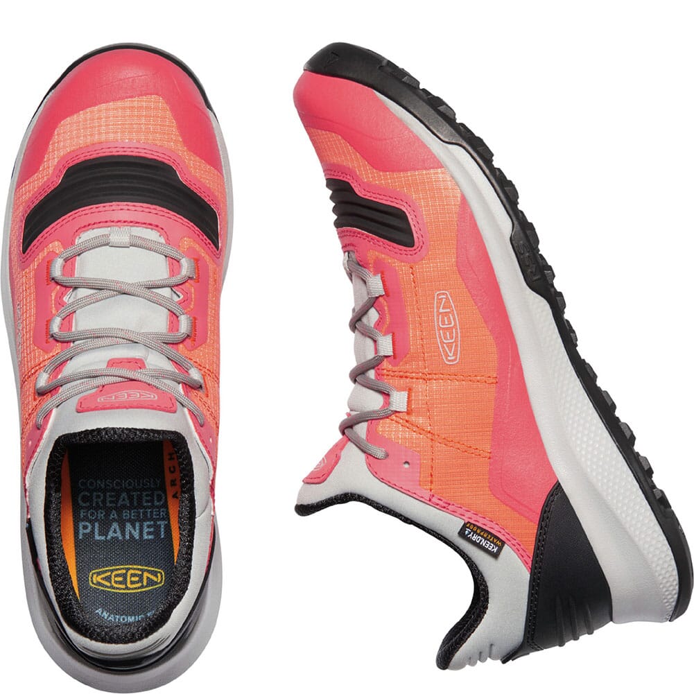 1024851 KEEN Women's Tempo Flex WP Hiking Shoes - Nectarine/Dubarry