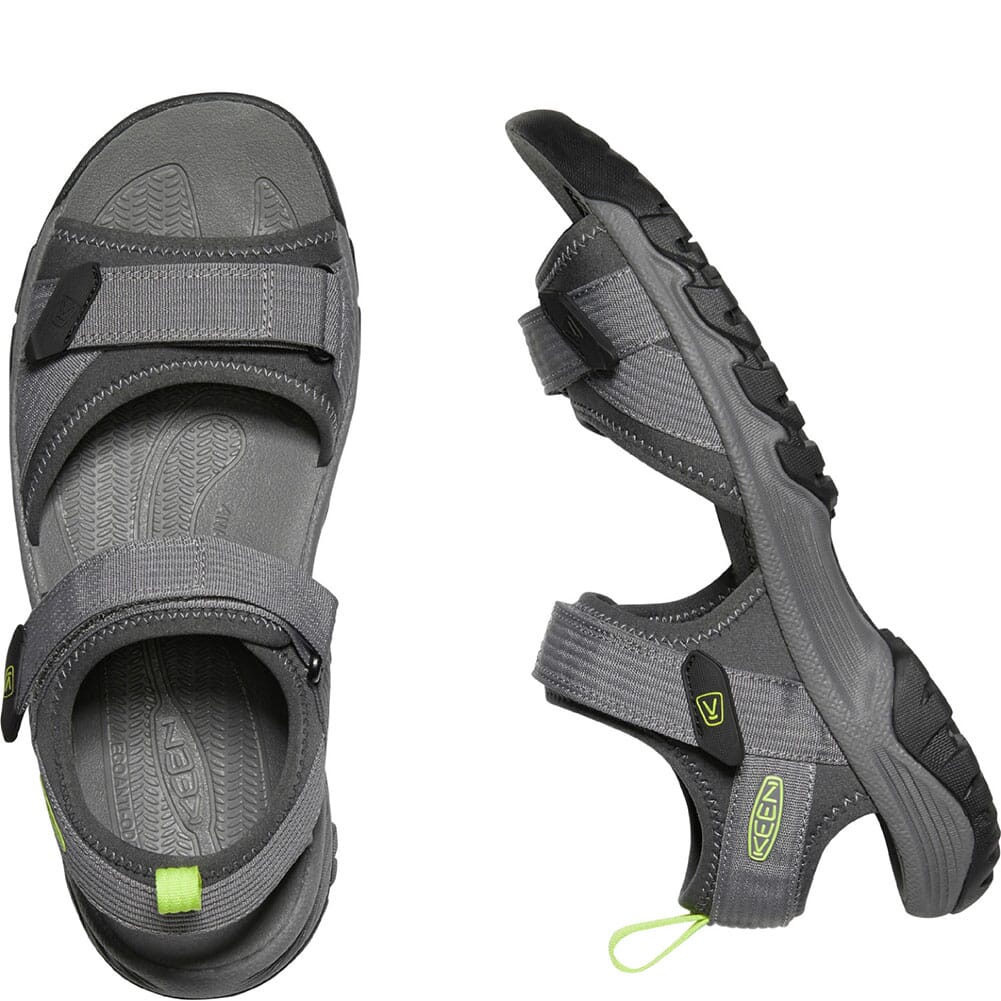 KEEN Men's Targhee III Open Toe H2 Sandals - Steel Grey | elliottsboots