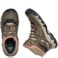 KEEN Women's Ridge Flex WP Hiking Boots Timberwolf/Brick Dust Birdseye View