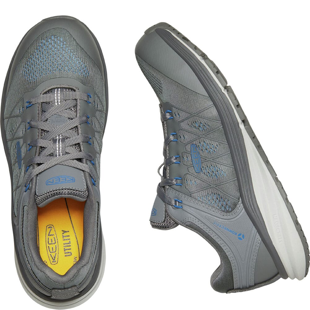 1026887 KEEN Utility Men's Vista Energy EH Safety Shoes - Steel Grey/Blue