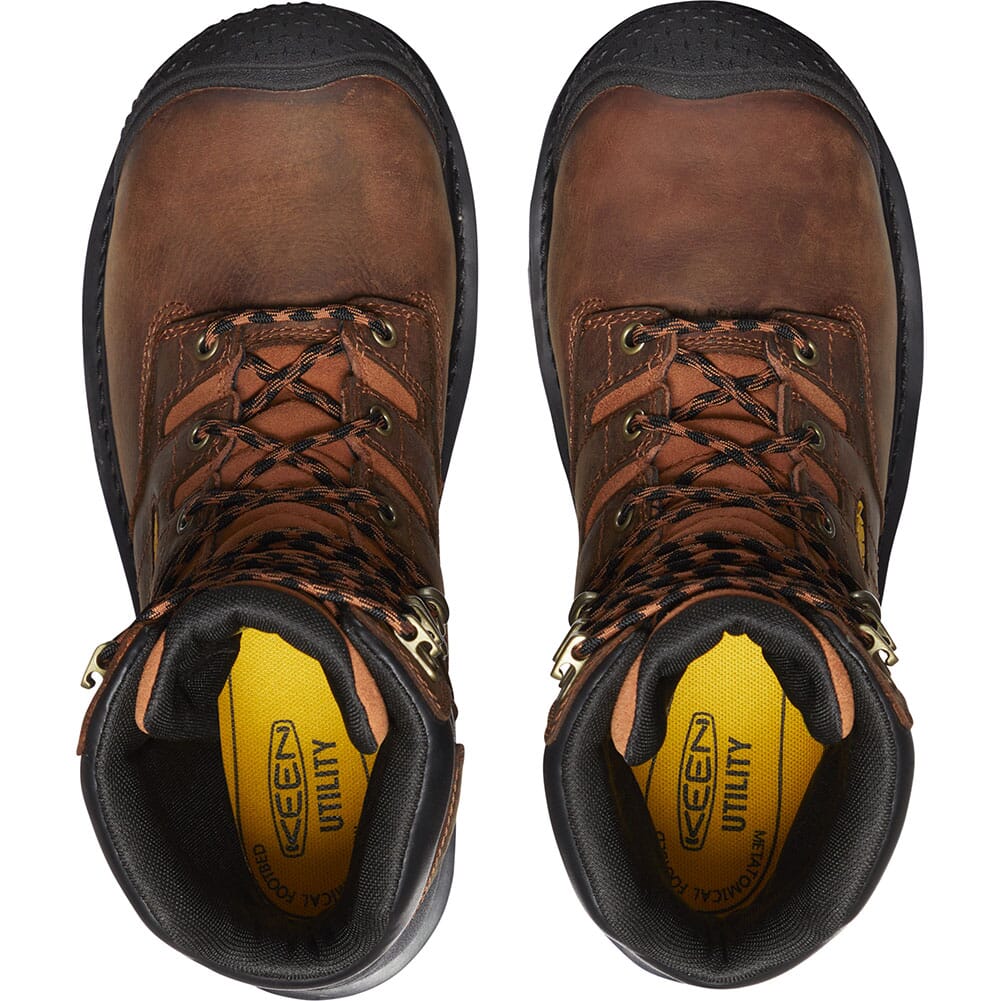 1027672 KEEN Utility Men's Camden WP Met Safety Boots - Brown/Black
