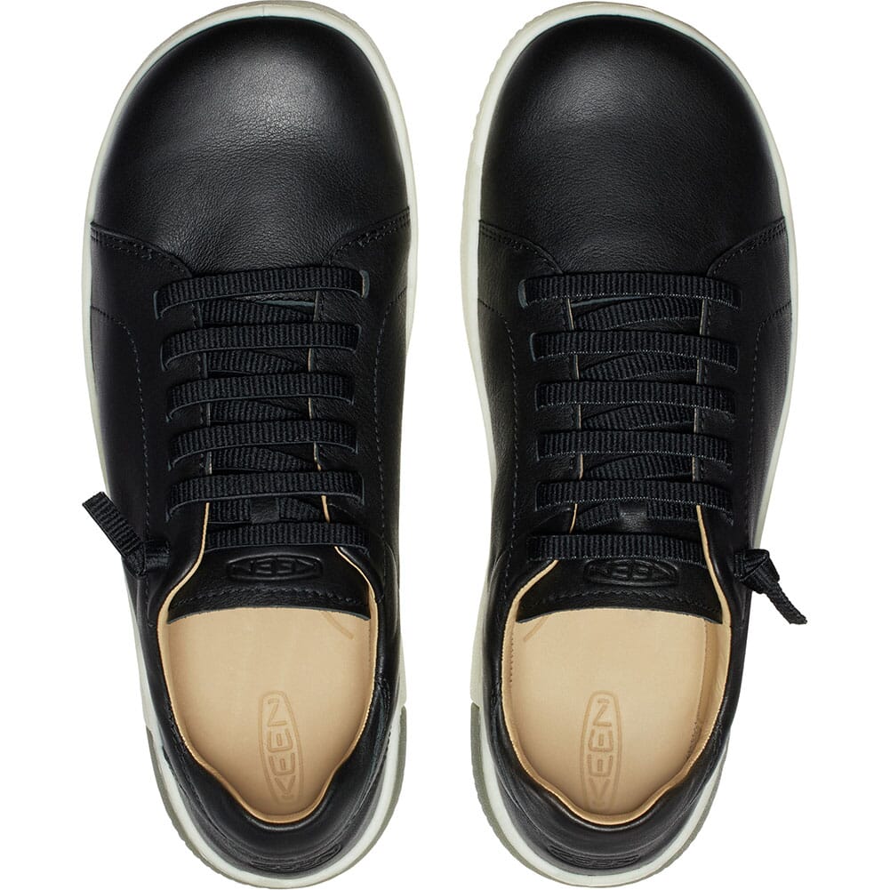 KEEN Outdoor Men's KNX Leather Sneakers - Black/Star White