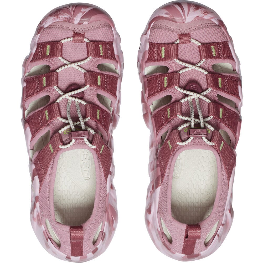 1028659 KEEN Women's Hyperport H2 Sandals - Nostalgia Rose/Daiquiri Green