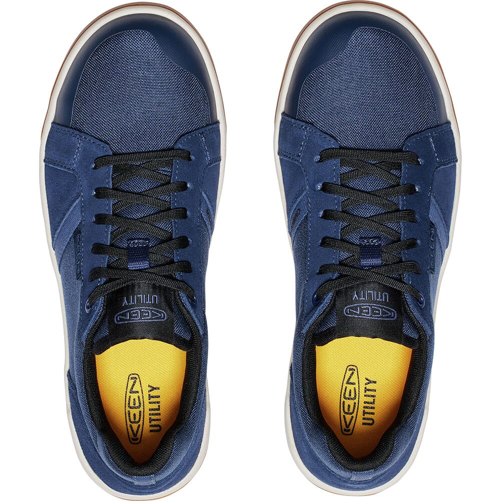 1029117 KEEN Utility Men's Kenton EH Safety Shoes - Naval Academy/Gum