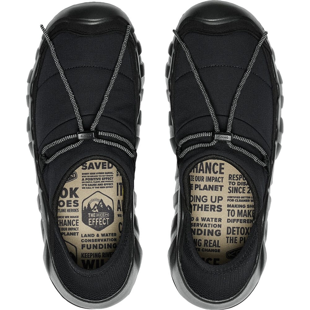 KEEN Outdoor Men's Hypowser Wrap Slip On Shoes - Black/Black