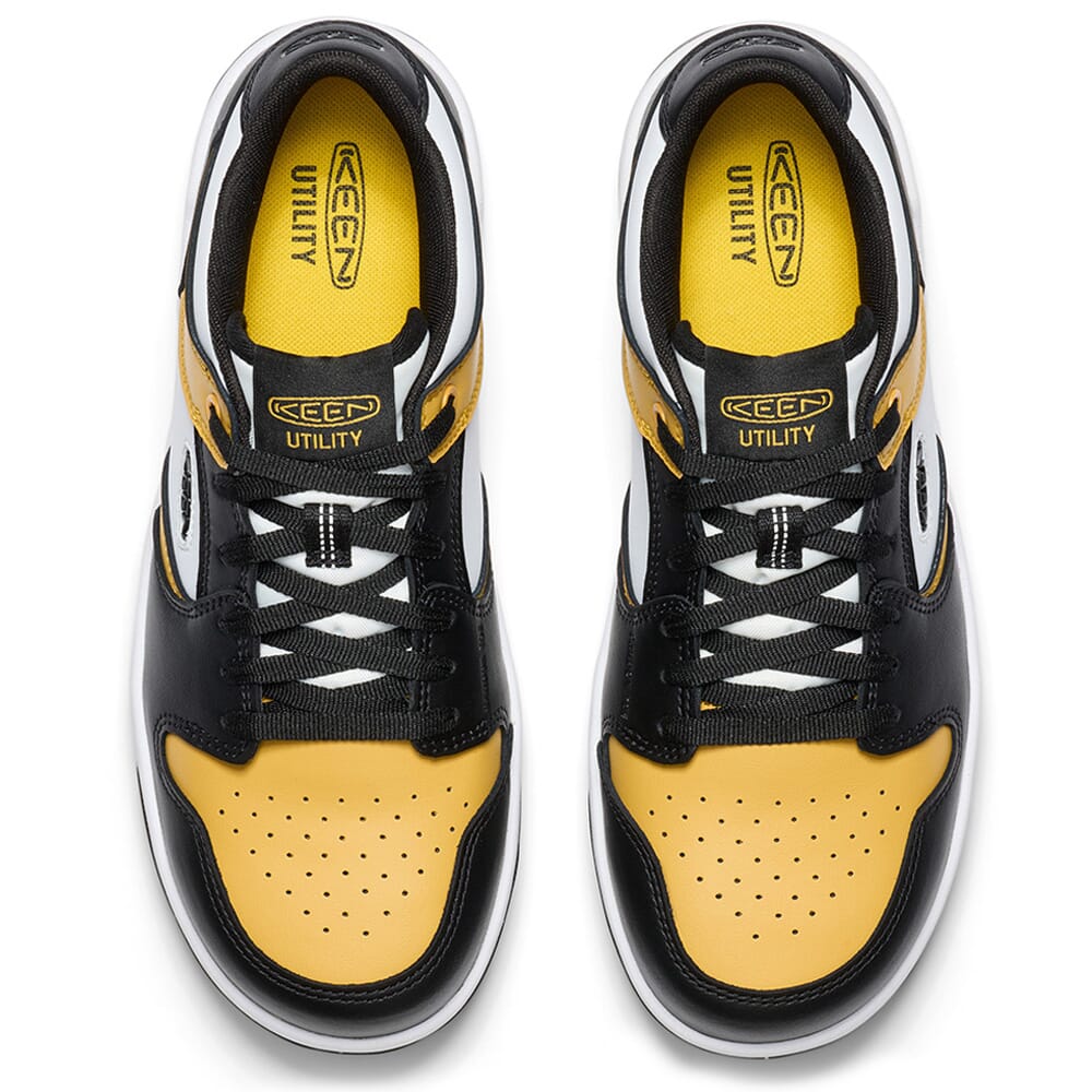 KEEN Utility Men's Overton Safety Shoes - Yellow/Black | elliottsboots