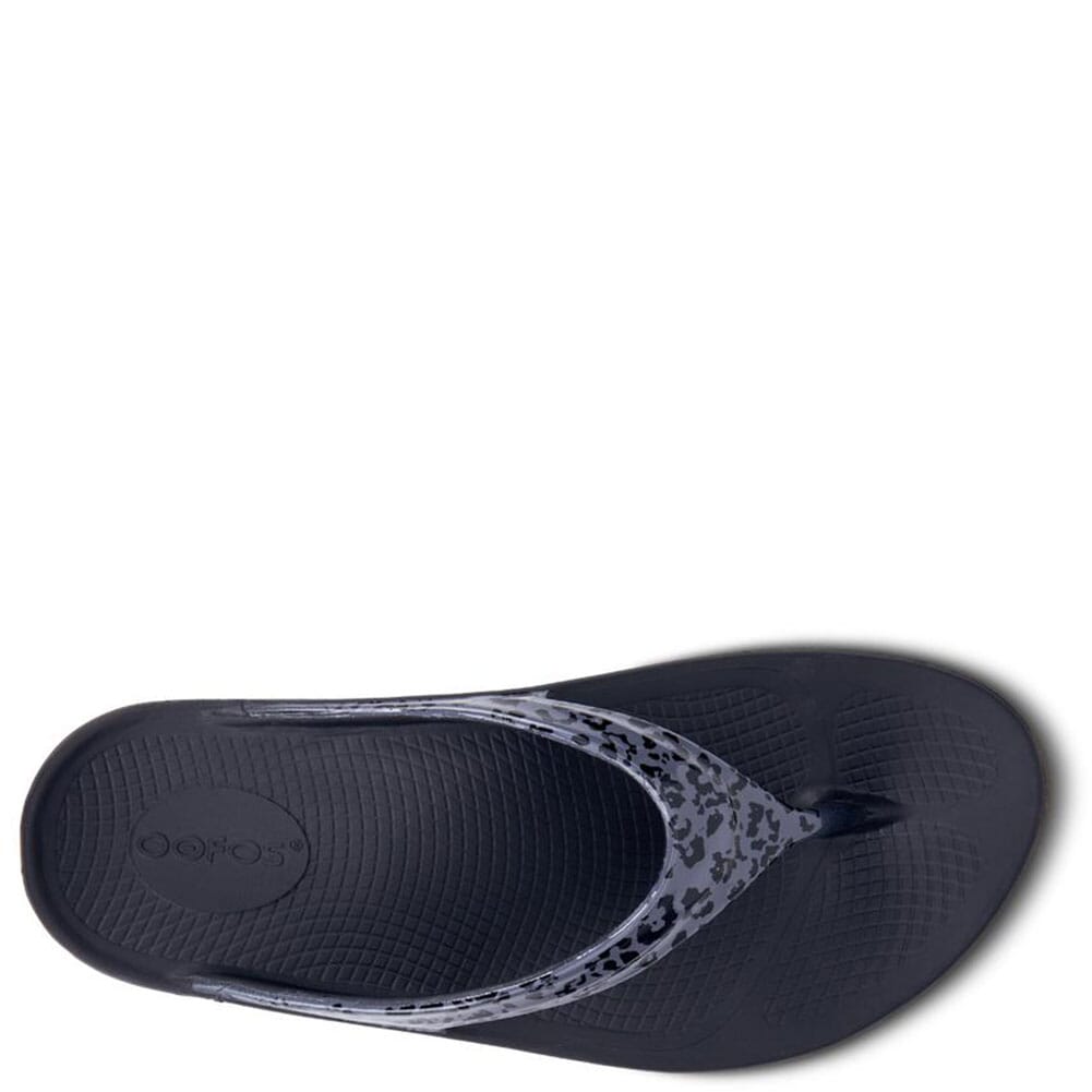 1403-GYLPD OOFOS Women's OOlala Limited Sandals - Grey Leopard
