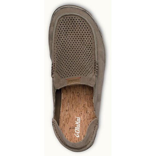 OluKai Mens 11 Moloa Kohana Slip On Loafers Suede Olive Green 10184-1010 OluKai Mens 11 Moloa Kohana Slip On Loafers Suede Olive  main image 2