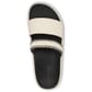 20542 Olukai Women's Pae Casual Slides - White Sand/Lava Rock