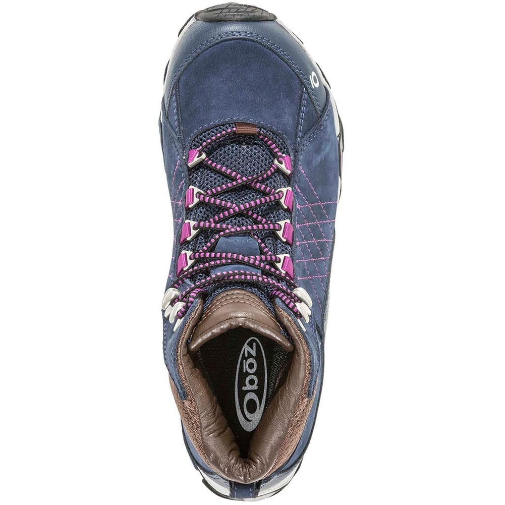 70602-HKBY OBOZ Women's Sapphire Mid WP Hiking Boots - Huckleberry