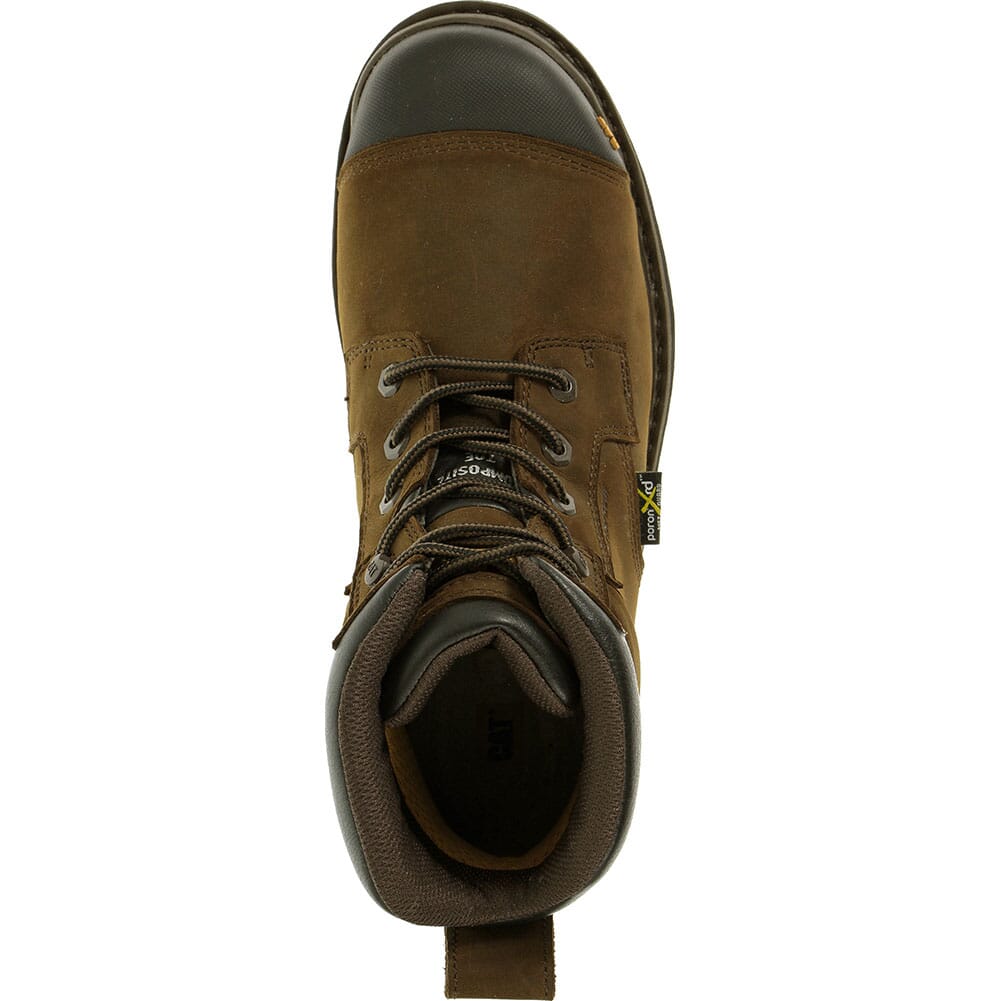 Caterpillar Men's Rasp Met Guard Safety Boots - Dark Brown