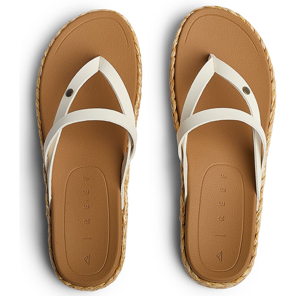 REEF◆VISTA CARMEN - WHISPER WHITE Reef Women's Vista Carmen Flip Flops - Whisper White