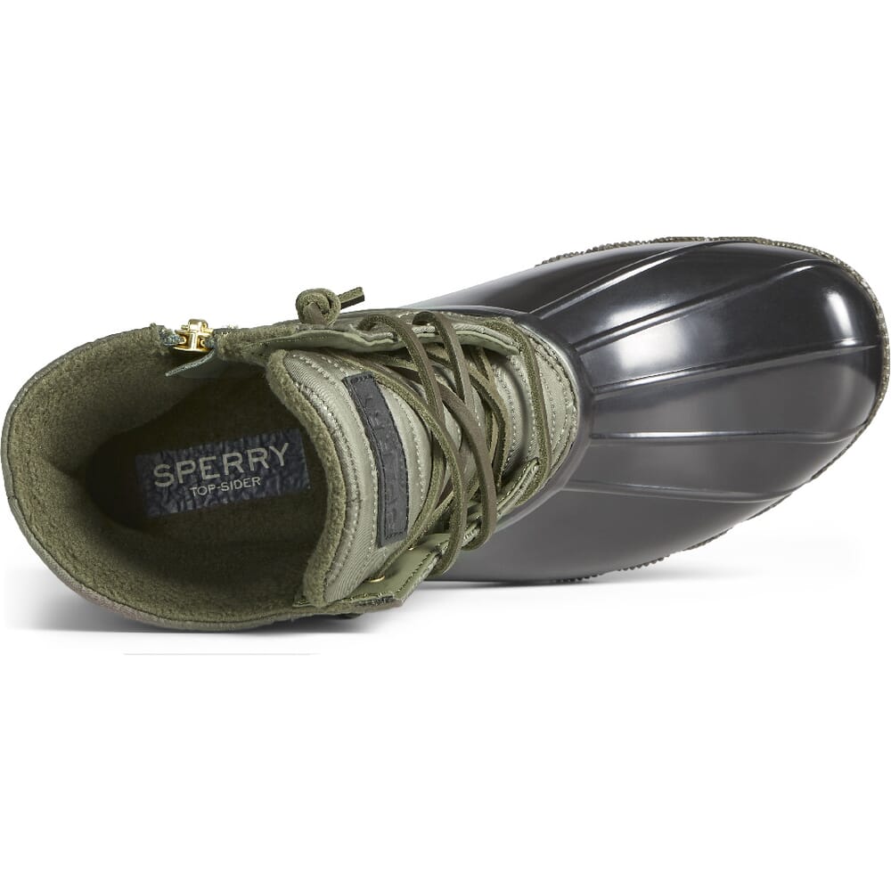 STS86710 Sperry Women's Saltwater Nylon Pac Boots - Olive