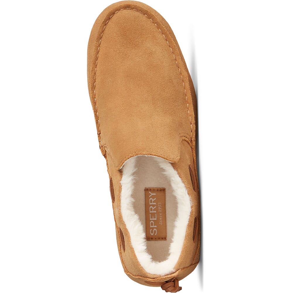 STS86937 Sperry Women's Moc-Sider Basic Core Suede Casual Shoes - Tan