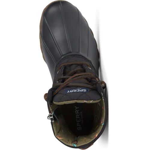 Women's SeaCycled Duck Float Zip Up Boot In Black
