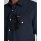 Tecovas Men's Performance Western SS Pearl Snap - Navy